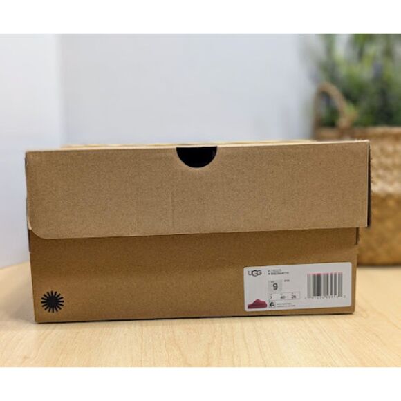 UGG Dusty Orchid Pink Discoquette Platform Suede Slide Slippers Women's 9 NIB - Picture 11 of 13